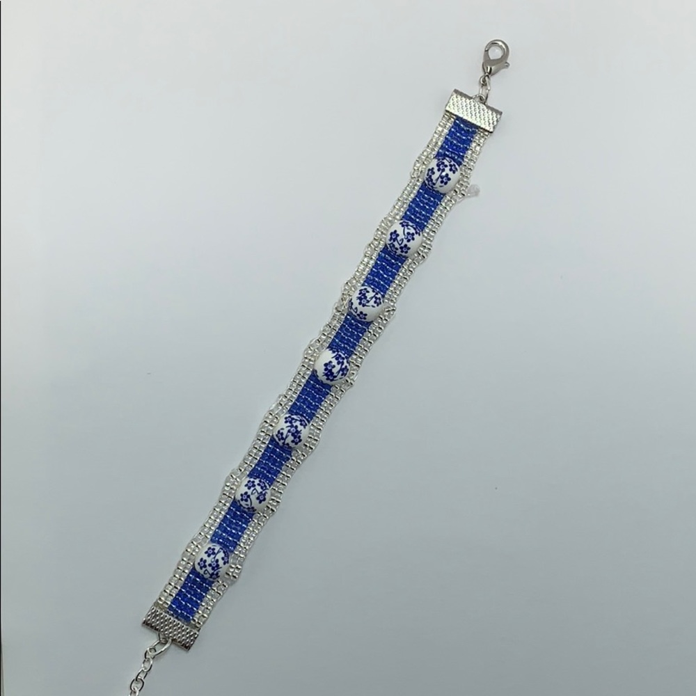 Floral Ceramic Bracelet